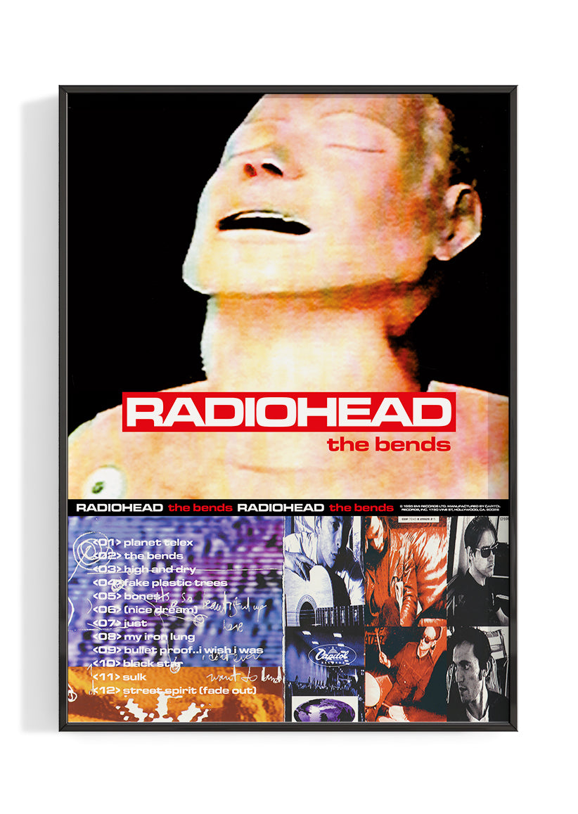 Radiohead - The Bends | Album Cover Poster - Sunny Designs Posters Radiohead - The Bends | Album Cover Poster - Sunny Designs Posters