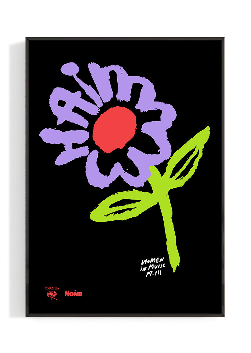 HAIM 'Women In Music Pt. III' Poster