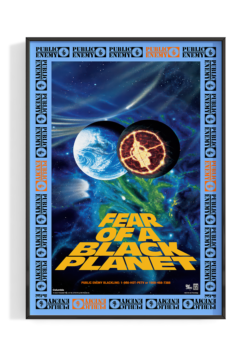 Public Enemy 'Fear Of A Black Planet' Poster