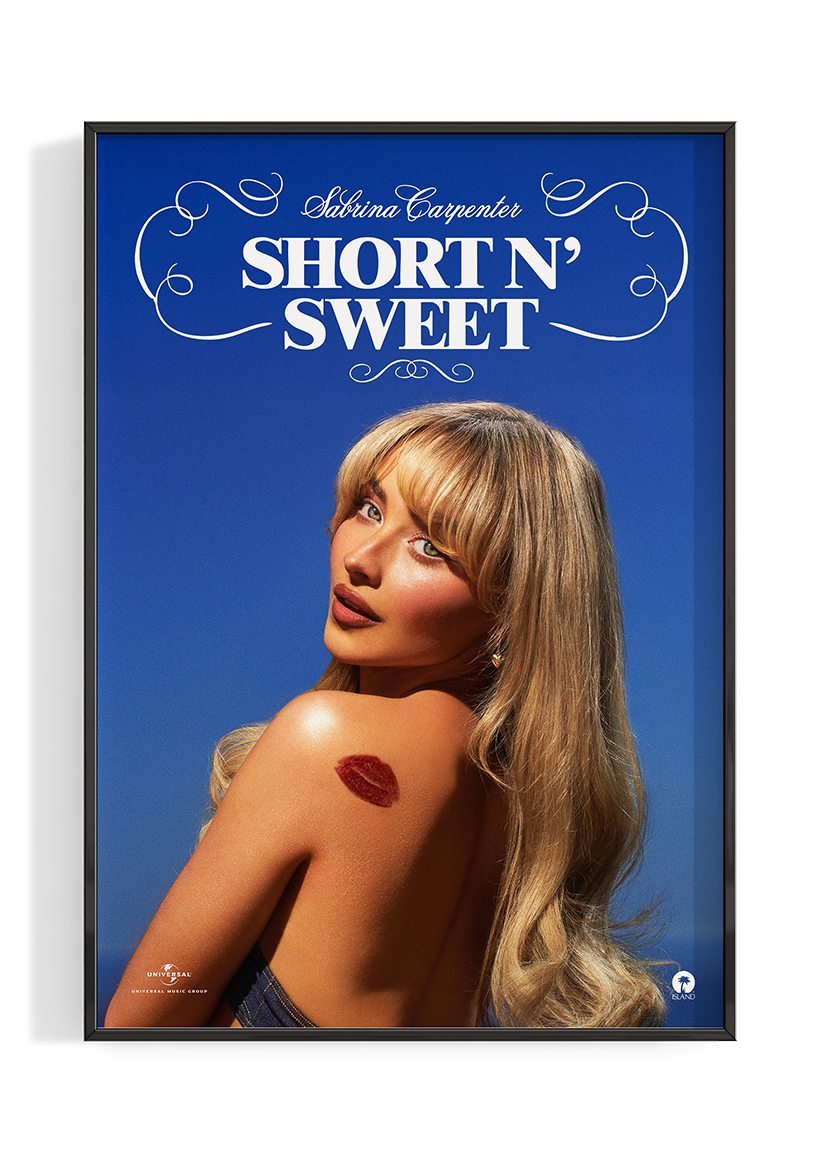sabrina carpenter short and sweet poster white dress Unboxing Sabrina Carpenter's Short n Sweet Deluxe Album