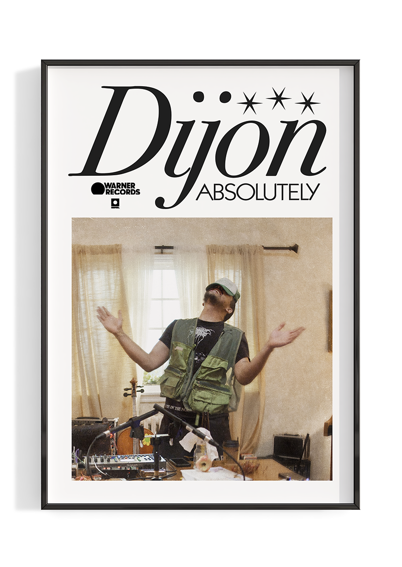 Dijon 'Absolutely' Poster – The Indie Planet Dijon 'Absolutely' Poster – The Indie Planet