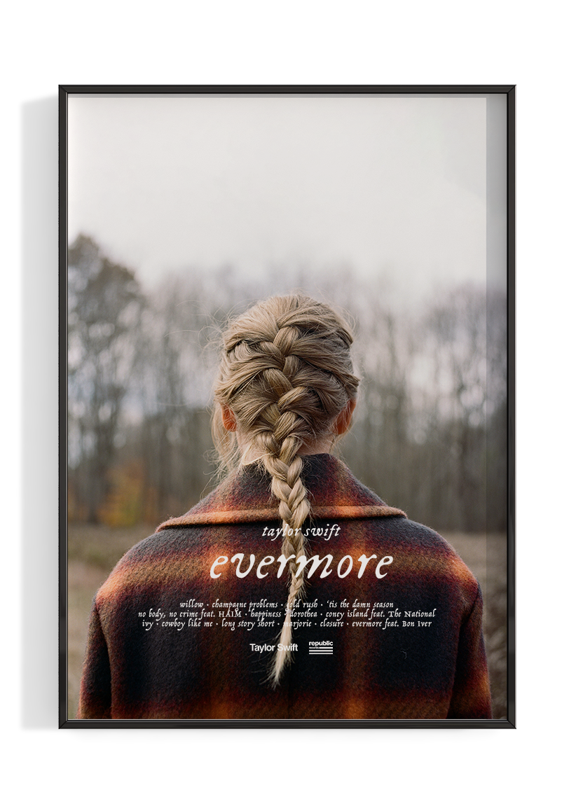 Taylor Swift 'evermore' Poster The Indie