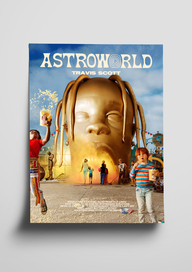 Travis Scott 'Astroworld' Poster – The Indie Planet