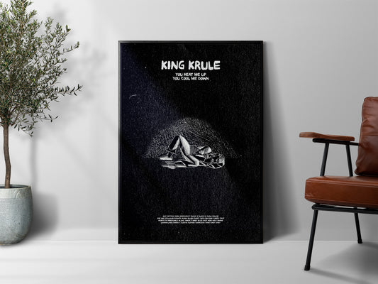 King Krule 'You Heat Me Up, You Cool Me Down' Poster