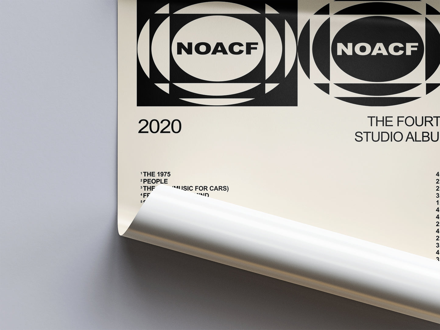 The 1975 'Notes On A Conditional Form' Poster