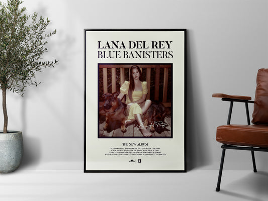 Lana Del Rey 'Blue Banisters' Poster