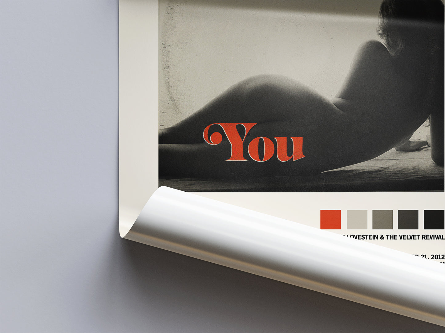 Larry Lovestein & The Velvet Revival 'You' Tracklist Poster