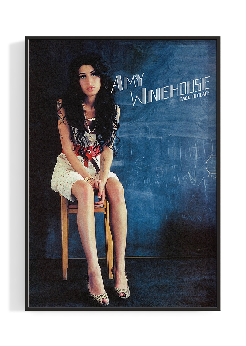 Amy Winehouse 'Back To Black' Poster – The Indie Planet