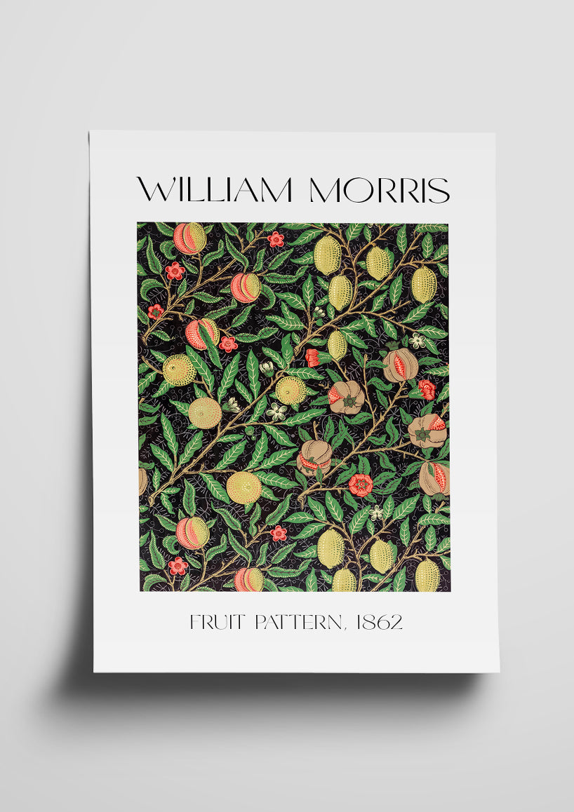 William Morris Fruit Pattern 1862 Poster