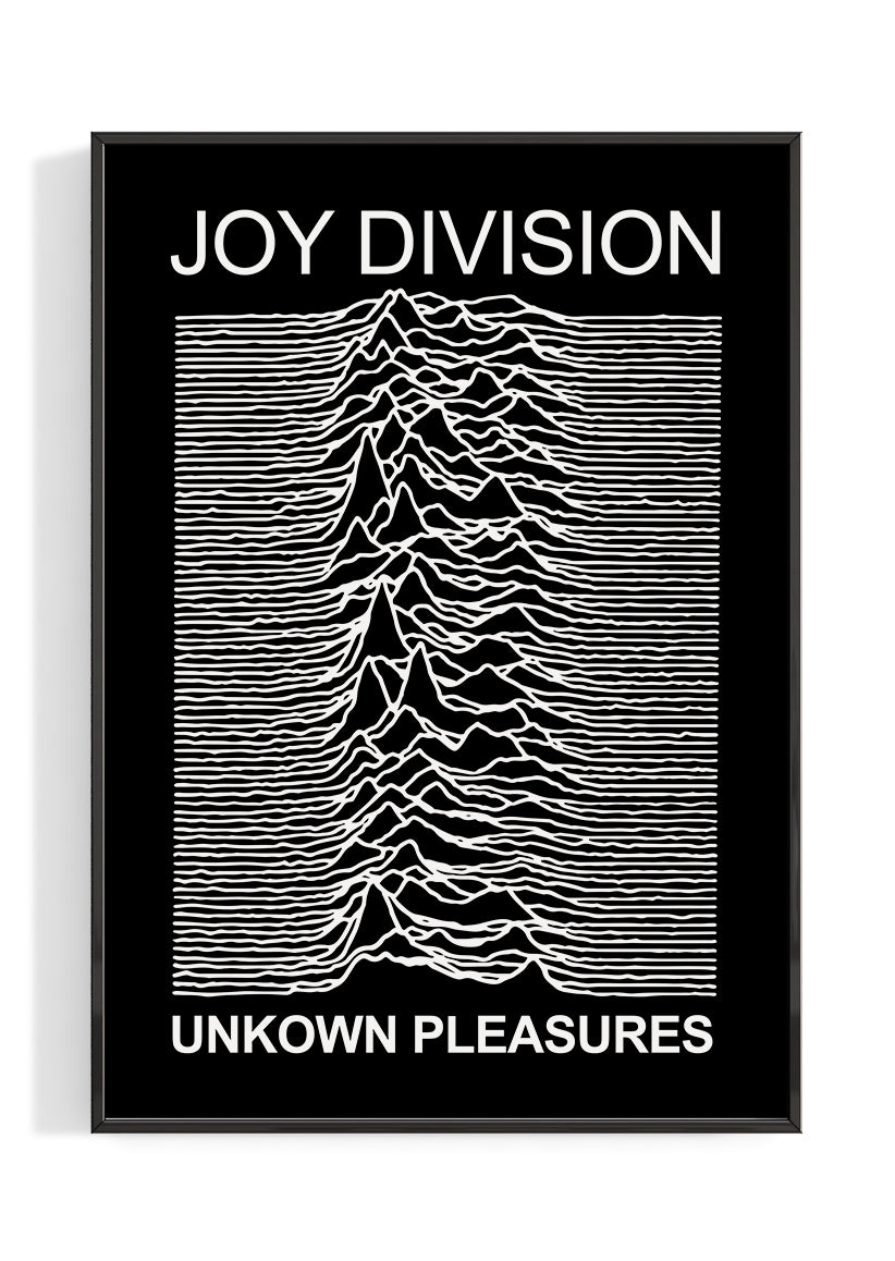 Joy Division 'Unknown Pleasures' Album Poster