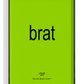Charli xcx 'BRAT' Poster
