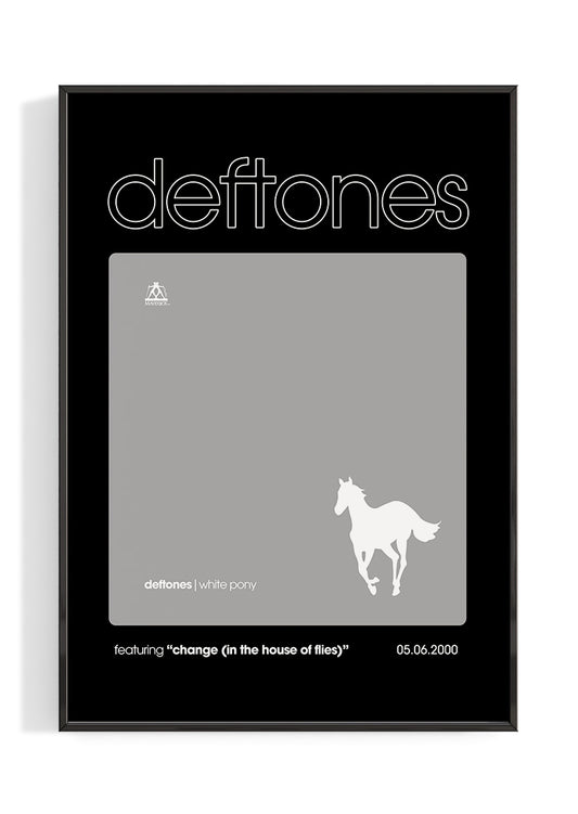Deftones 'White Pony' Album Poster