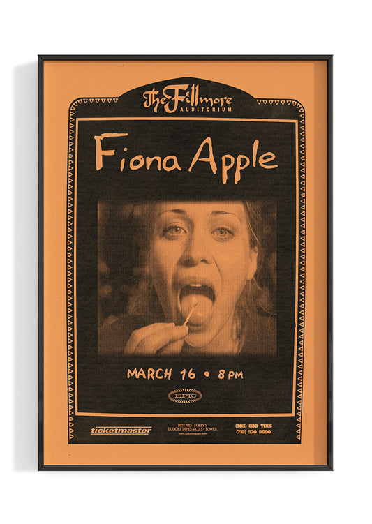 Fiona Apple Tour Poster