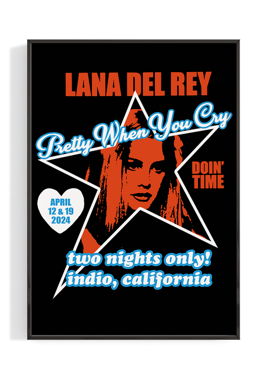 Lana Del Rey Coachella 2024 Poster