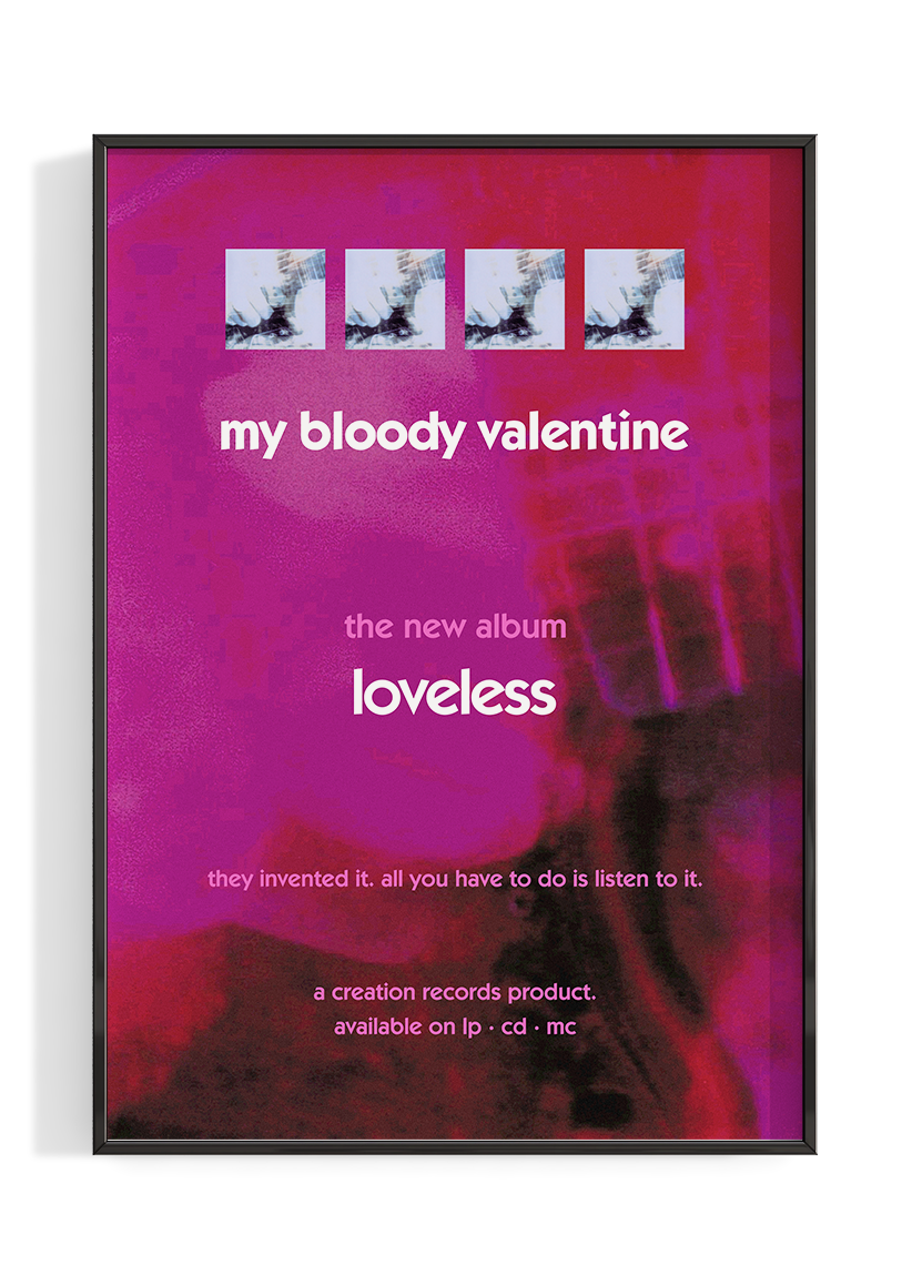 my bloody valentine 'Loveless' Poster – The Indie Planet my bloody valentine 'Loveless' Poster – The Indie Planet