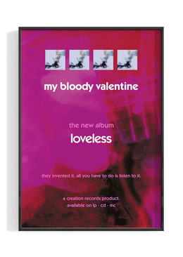 my bloody valentine 'Loveless' Poster – The Indie Planet