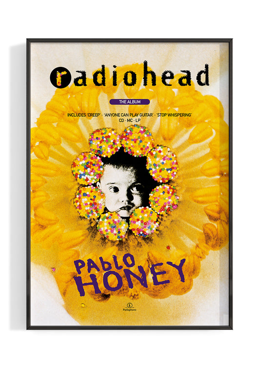 Radiohead 'Pablo Honey' Poster