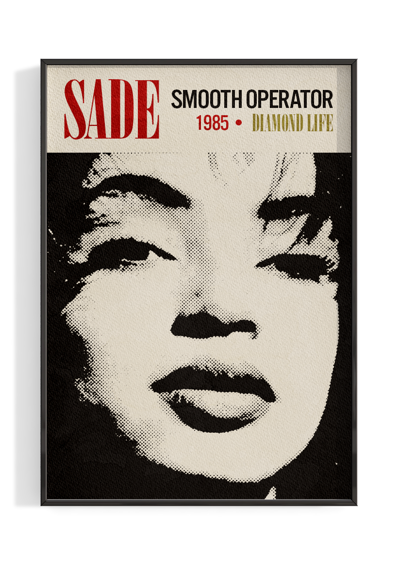 Sade 'Smooth Operator' Poster