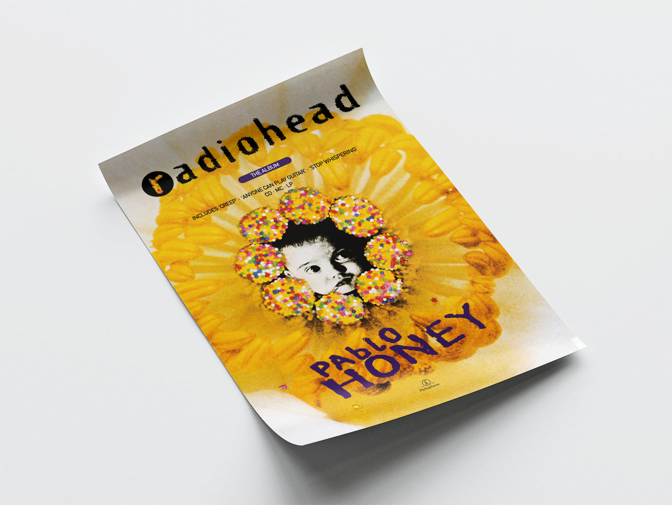 Radiohead 'Pablo Honey' Poster