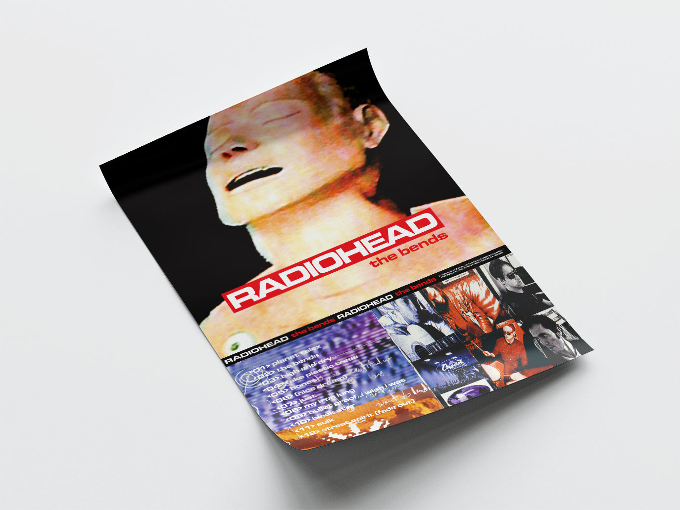 Radiohead 'The Bends' Poster