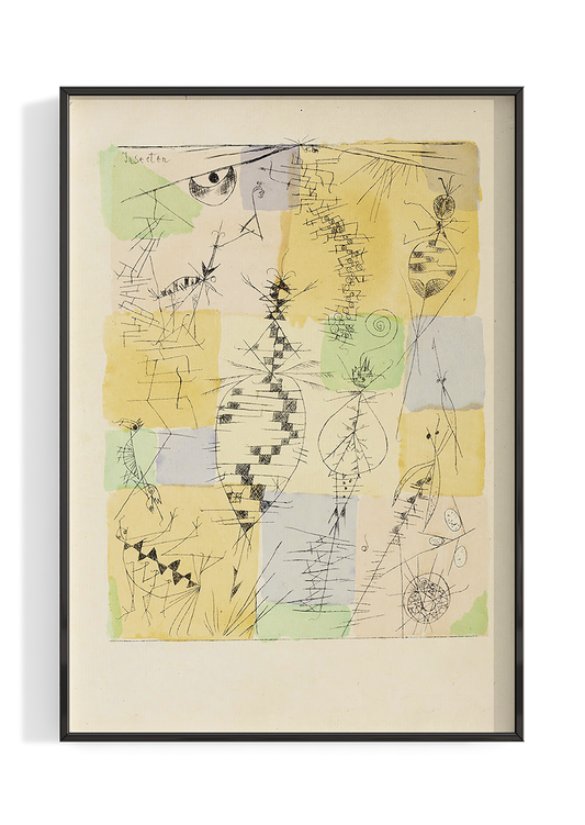 Insekten by Paul Klee (1919) Poster Print