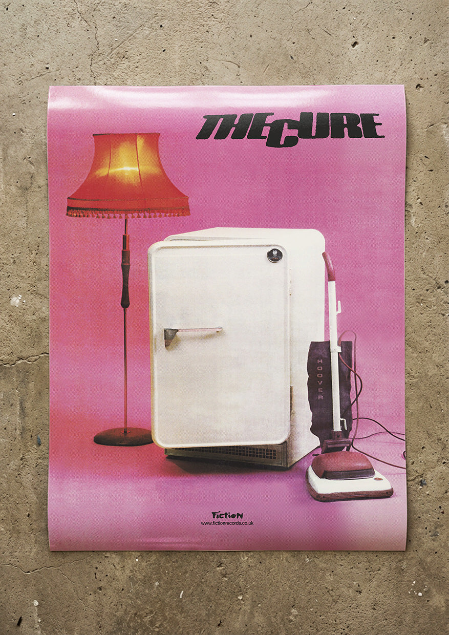 The Cure 'Three Imaginary Boys' Album Poster