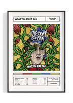 The Story So Far 'What You Don't See' Album Tracklist Poster