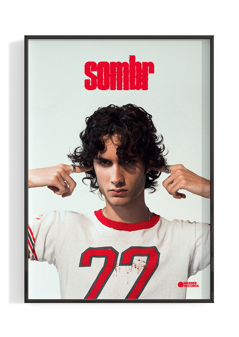 sombr 'I Barely Know Her' Album Poster