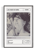my bloody valentine 'you made me realise' Album Tracklist Poster