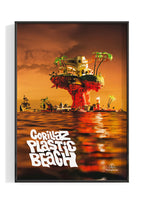 Gorillaz 'Plastic Beach' Album Poster