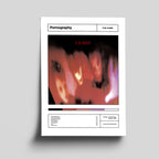 The Cure 'Pornography' Album Tracklist Poster