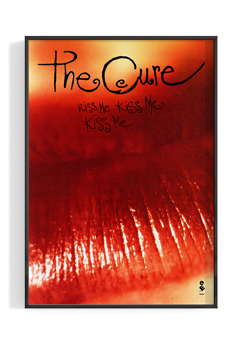 The Cure 'Kiss Me Kiss Me Kiss Me' Album Poster