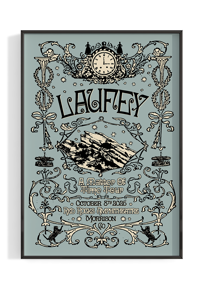 Laufey 'A Matter of Time' Tour Poster 2025