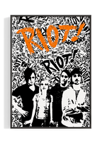 Paramore 'Riot! Album Poster