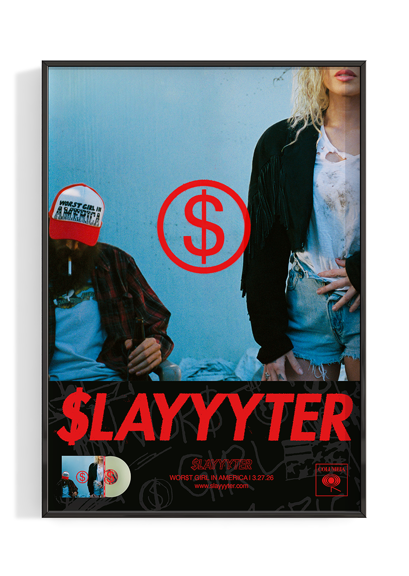 Slayyyter 'WOR$T GIRL IN AMERICA' Album Poster