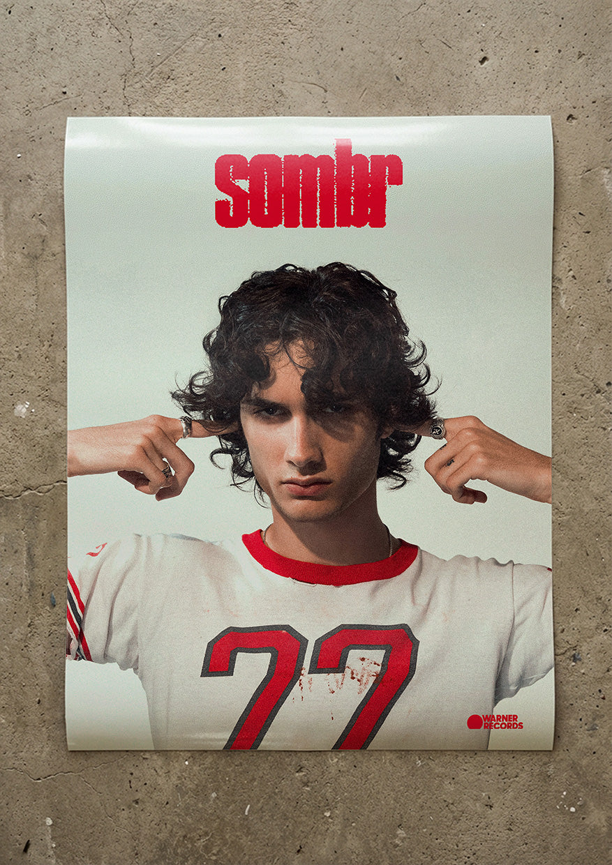 sombr 'I Barely Know Her' Album Poster