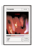 The Cure 'Pornography' Album Tracklist Poster
