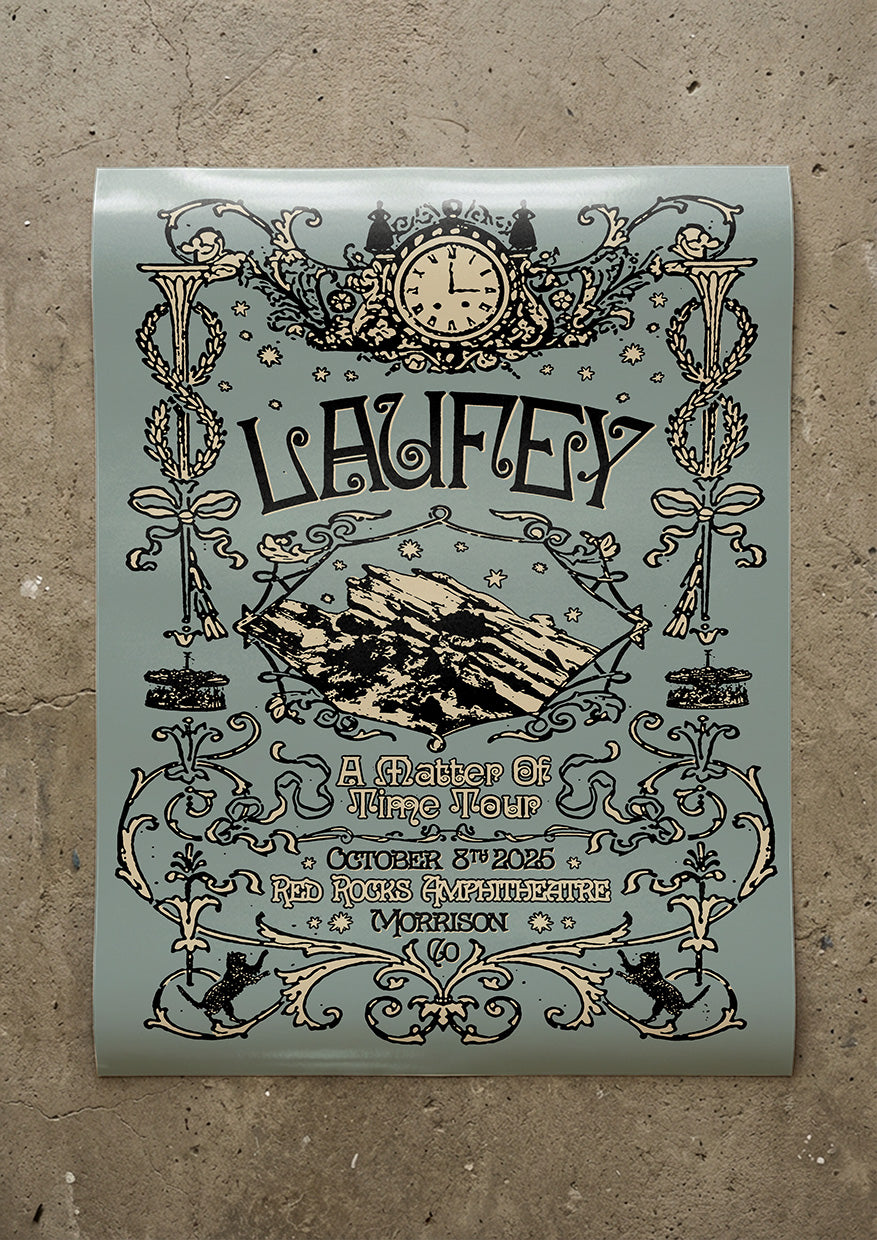 Laufey 'A Matter of Time' Tour Poster 2025