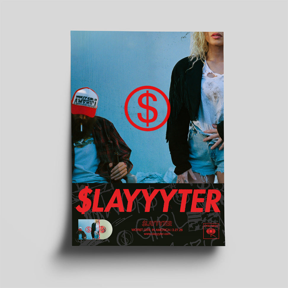Slayyyter 'WOR$T GIRL IN AMERICA' Album Poster