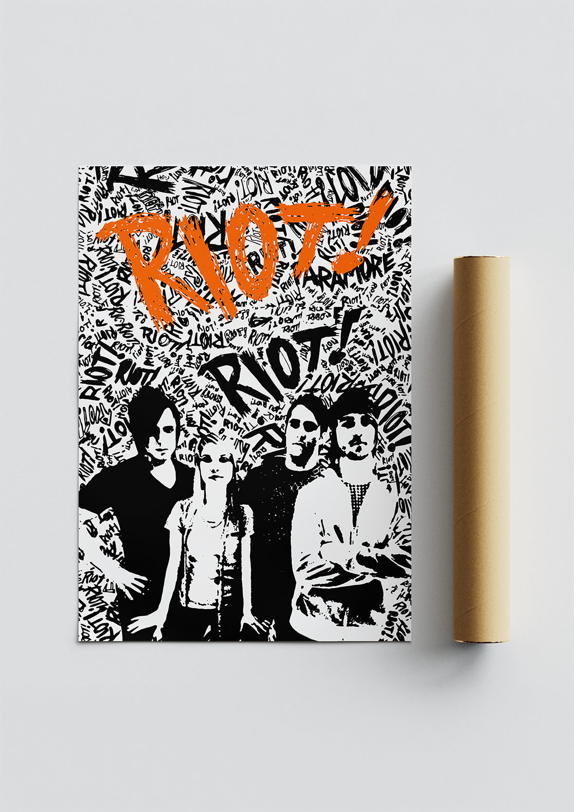 Paramore 'Riot! Album Poster