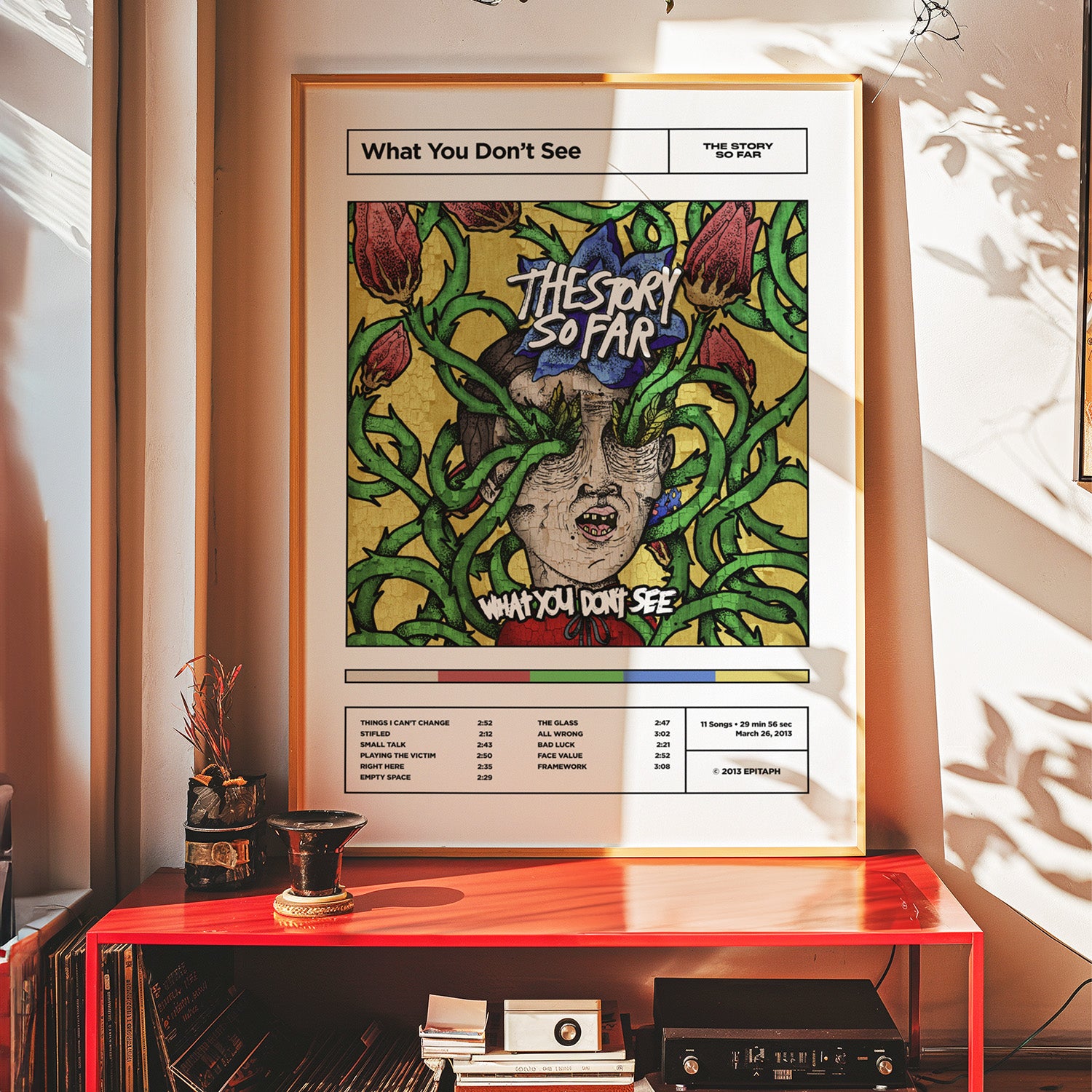 The Story So Far 'What You Don't See' Album Tracklist Poster