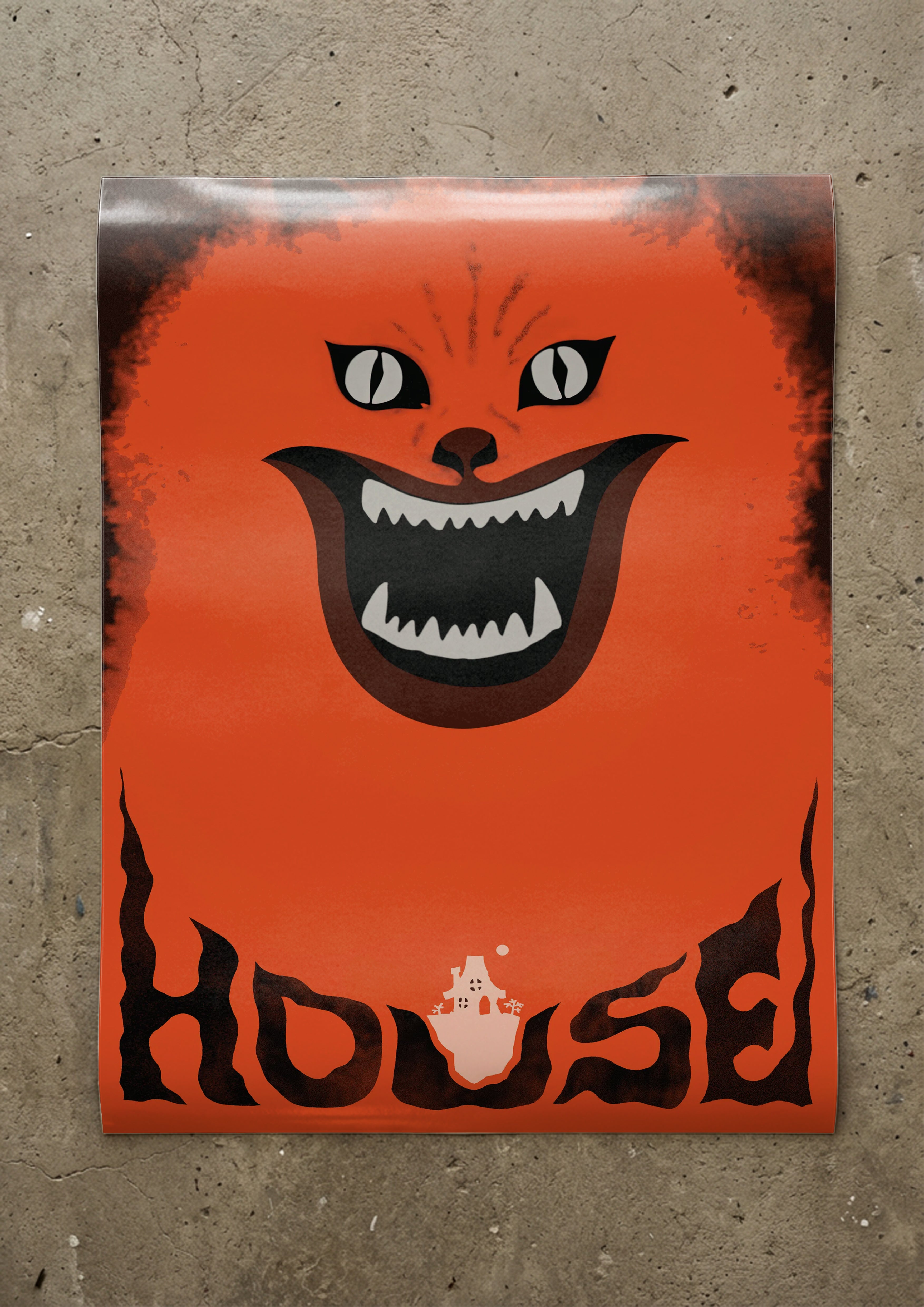 'House' (1977) Nobuhiko Obayashi Movie Poster OG