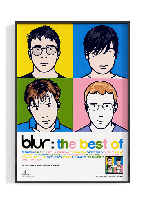 Blur 'The Best Of' Poster – The Indie Planet