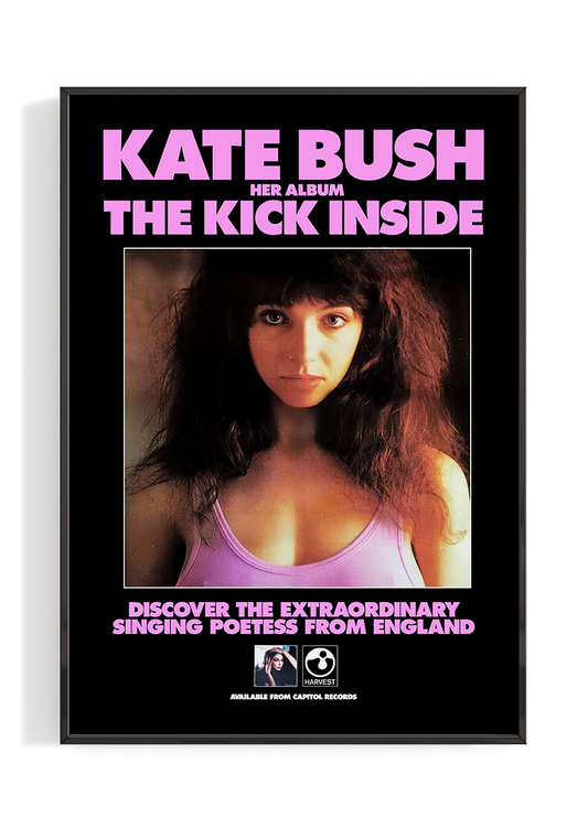 Kate Bush 'The Kick Inside' Poster