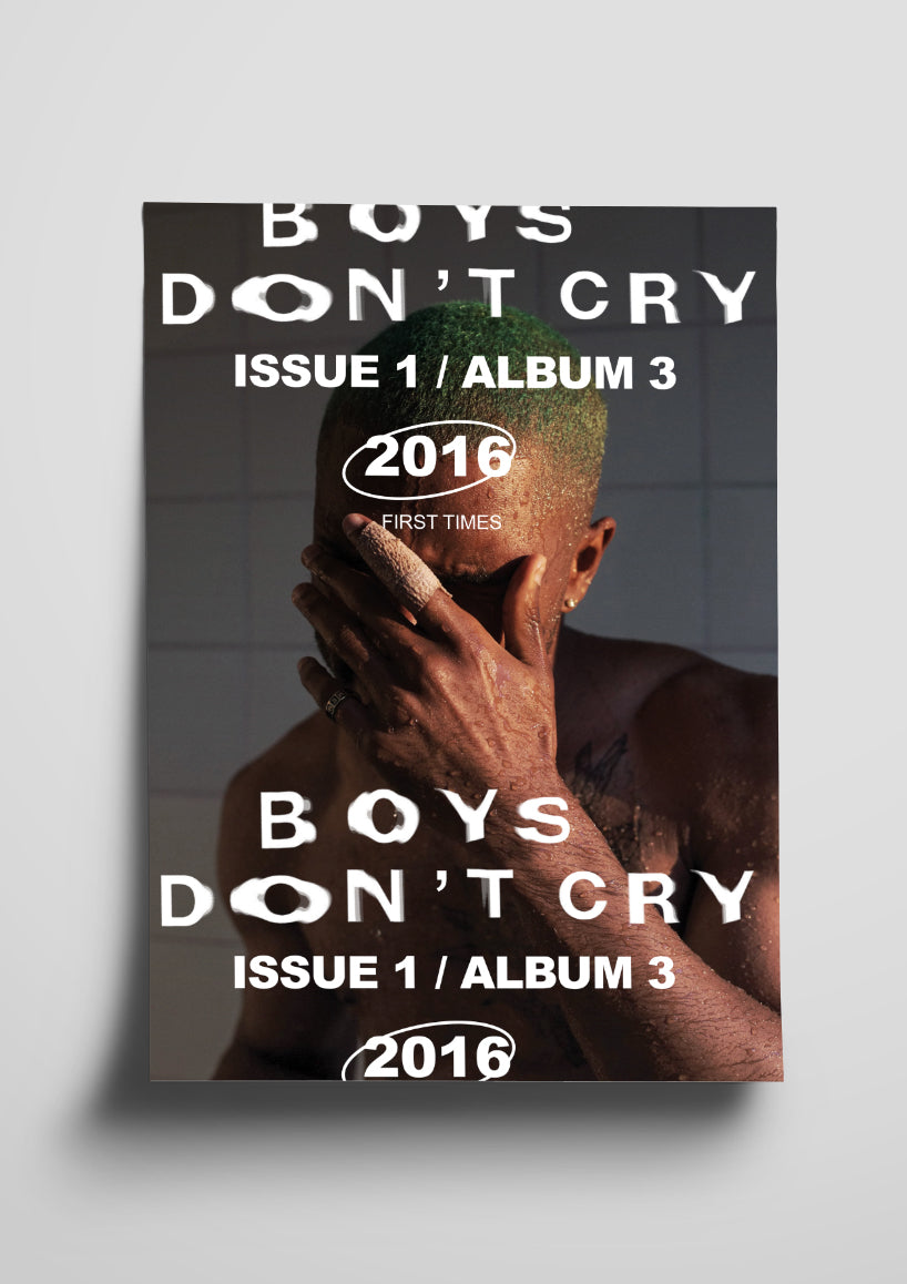 Frank Ocean 'Boys Don't Cry' Alt Poster