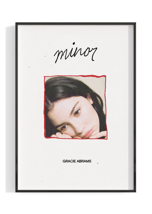 Gracie Abrams 'minor' Poster