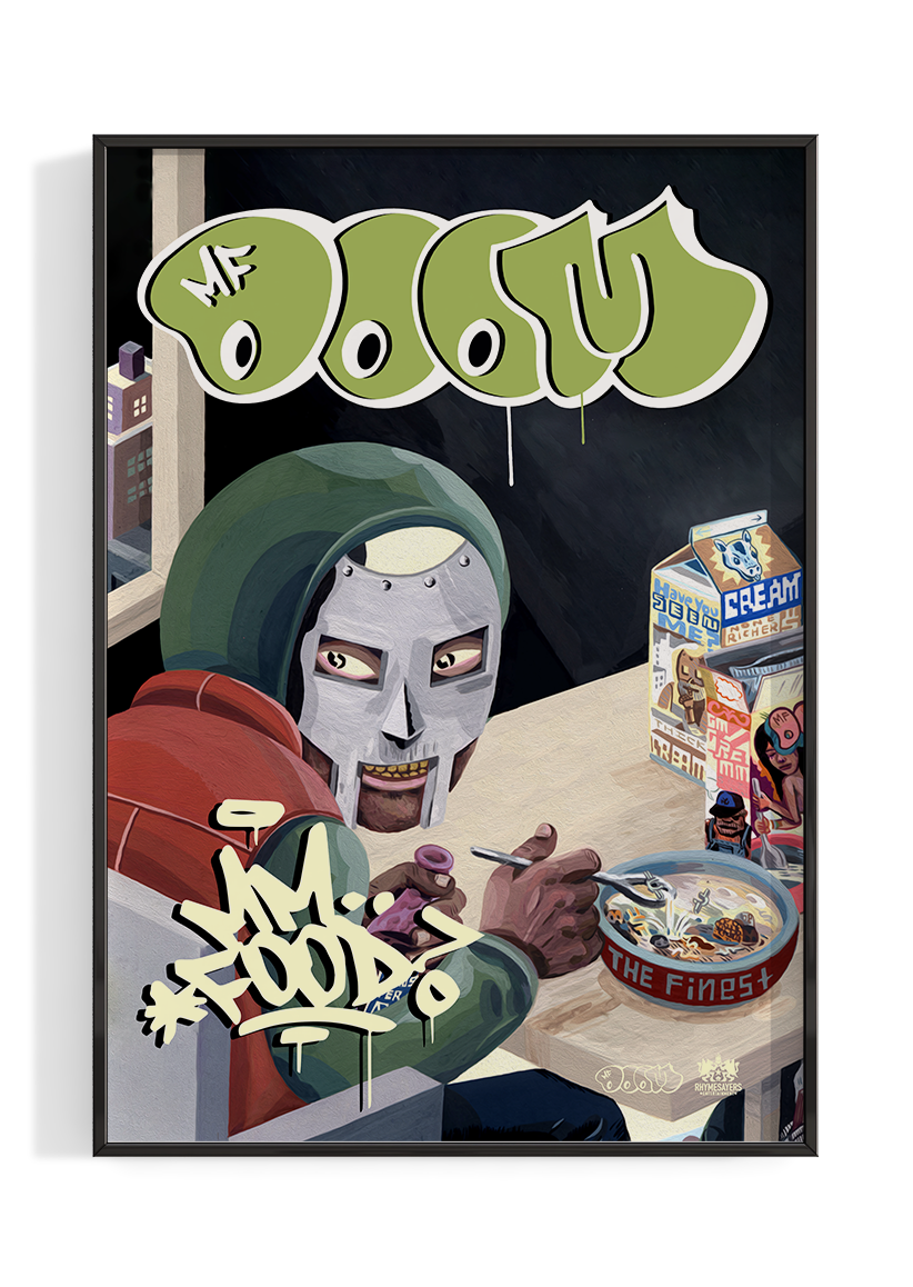 MF DOOM 'MM...FOOD' Poster