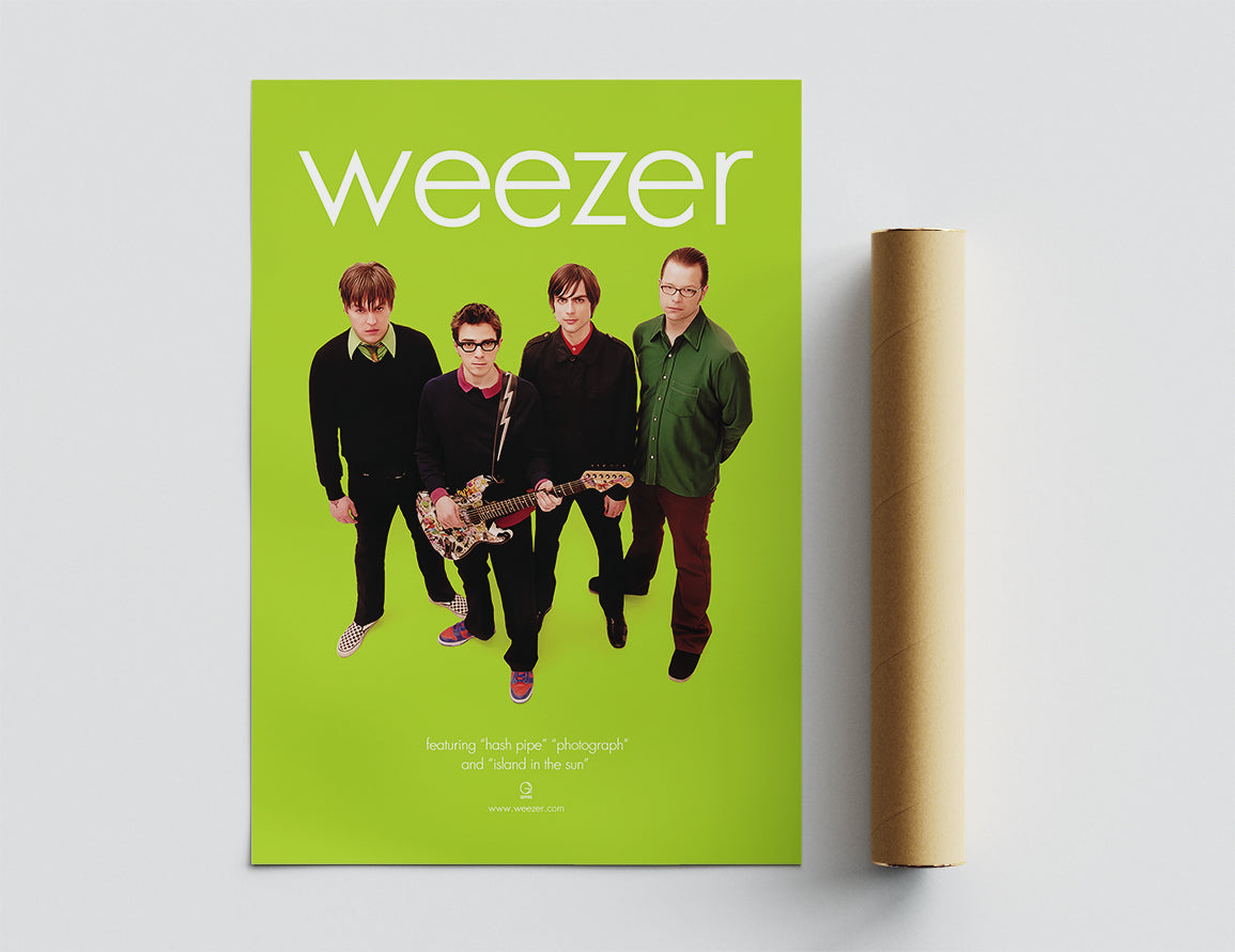 Weezer 'Weezer' (The Green Album) Poster