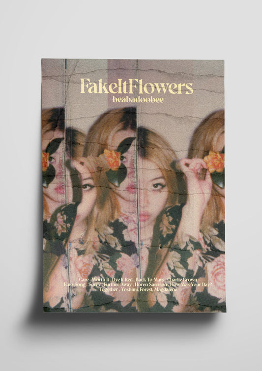 beabadoobee 'Fake It Flowers' Poster