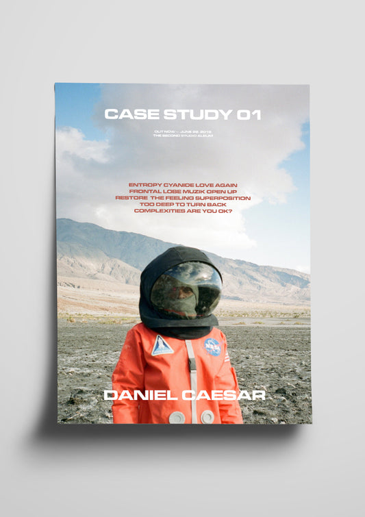 Daniel Caesar 'Case Study 01' Poster